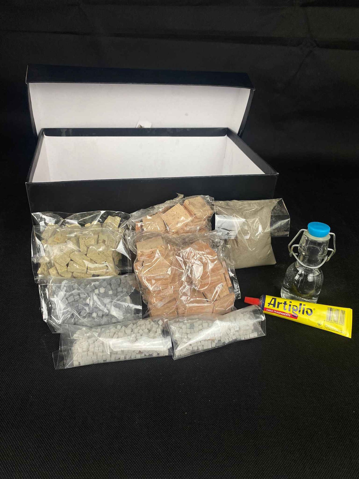 Box Quartieri Spagnoli con Materiali Artigianali per Diorami e Presepi