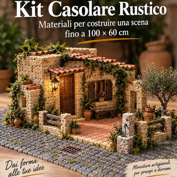 Esempio di cosa puoi costruire con il Kit casolare rustico