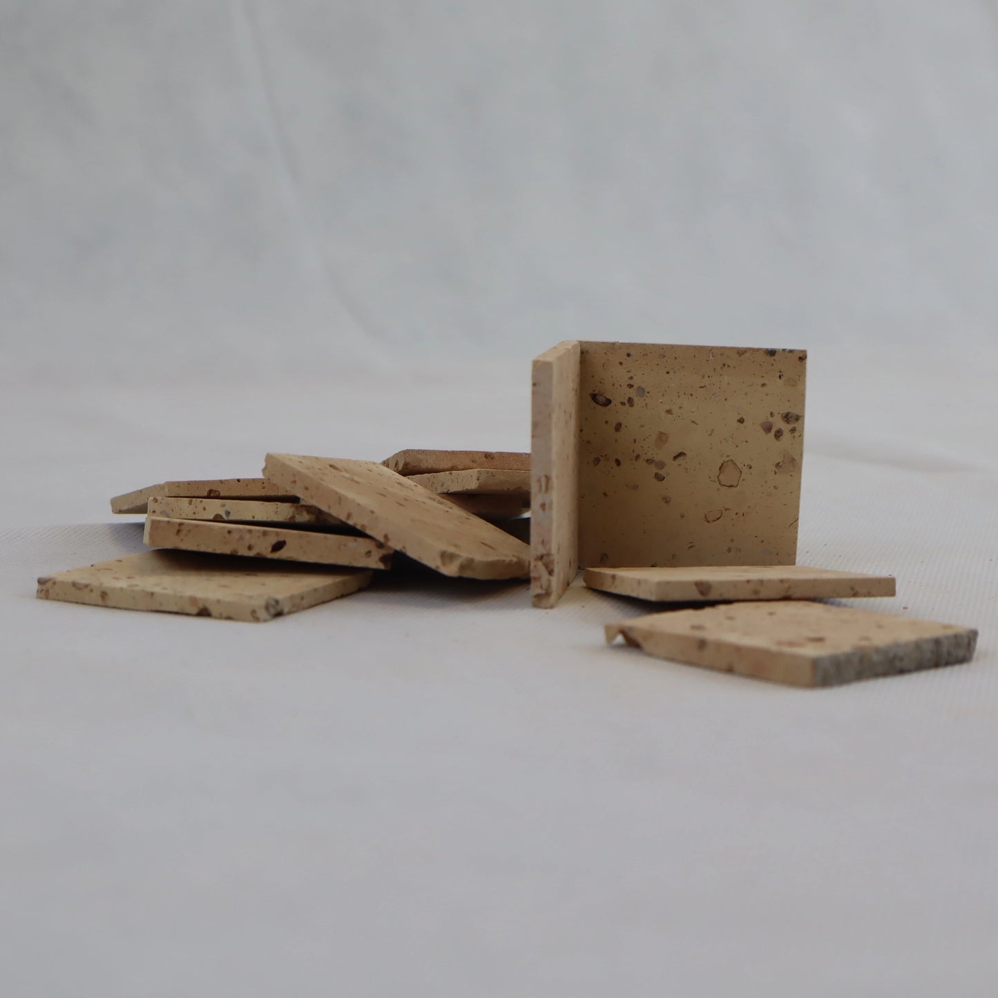 Pavimentazione in cotto antico 5x5 cm per presepi realistici