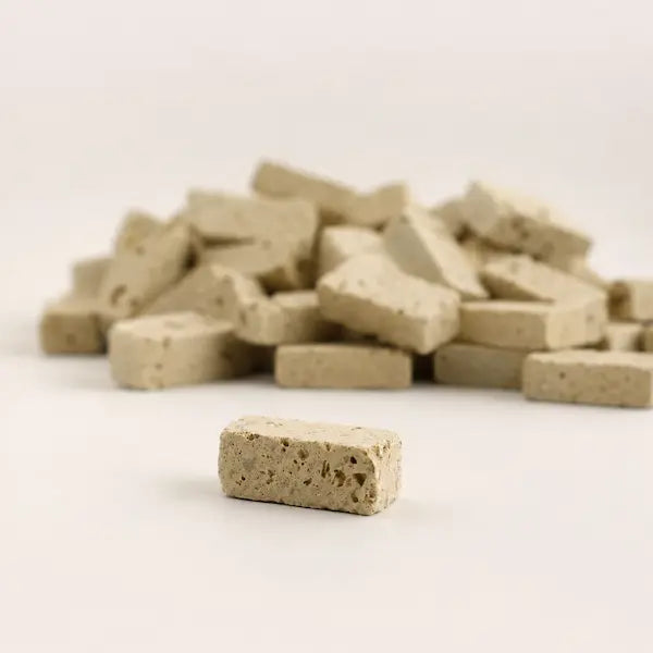 Blocchetti di tufo in miniatura 2x1 cm vista frontale