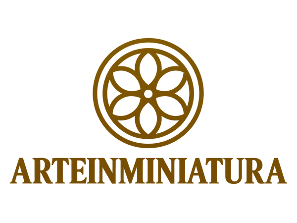Arte in Miniatura - logo dorato per intestazione