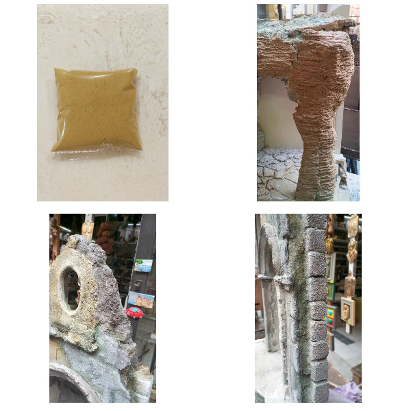 Bundle polveri naturali per presepi e diorami